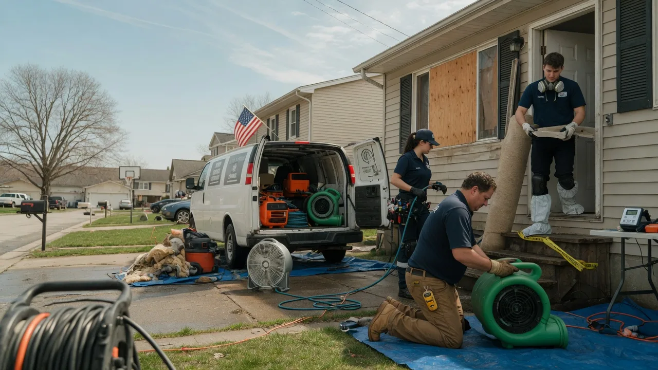 Water Damage Restoration in Bridgeville, PA near me